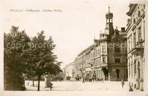 AK / Ansichtskarte  Hradec_Kralove_Koeniggraetz_CZ Grand Hotel 