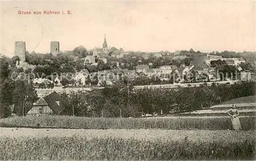 AK / Ansichtskarte  Kohren-Sahlis Panorama Kohren-Sahlis