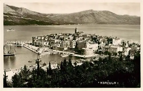 AK / Ansichtskarte  Korcula_Curzola_Croatia Panorama 