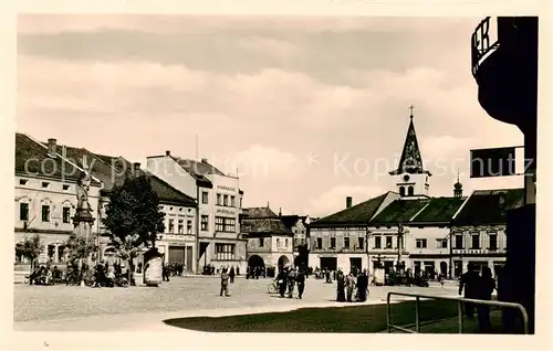 AK / Ansichtskarte  Wallachisch_Meseritz_Valasske_Mezirici_Czechia Marktplatz 