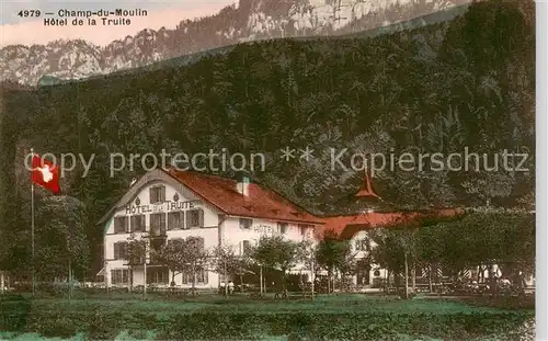 AK / Ansichtskarte  Champ-du-Moulin_NE Hotel de la Truite