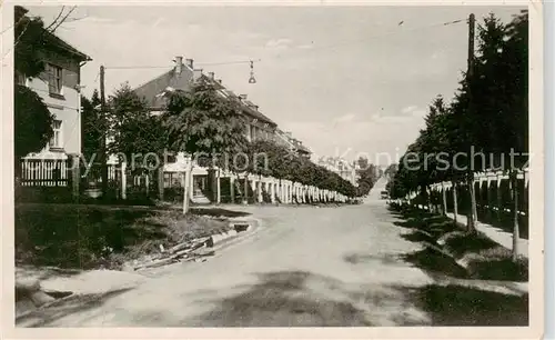 AK / Ansichtskarte 73850185 Milowitz_Milovice_CZ Truppenuebungsplatz Strassenpartie Feldpost 