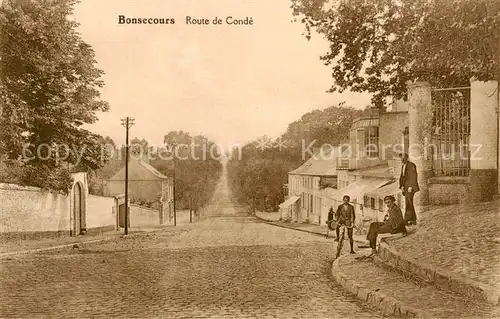 AK / Ansichtskarte  Bonsecours__Bon-Secours_Peruwelz_Belgie Route de Conde 