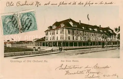 AK / Ansichtskarte  Old_Orchard_Beach Sea Shore House 