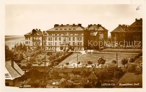 AK / Ansichtskarte  Litomysl_Leitomischl_CZ Masarykova trvrt Feldpost 