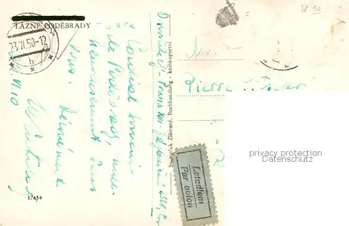 AK / Ansichtskarte  Lazne_Podebrady_CZ Teilansicht 