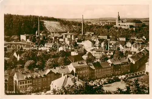 AK / Ansichtskarte  Weida__Thueringen Panorama 