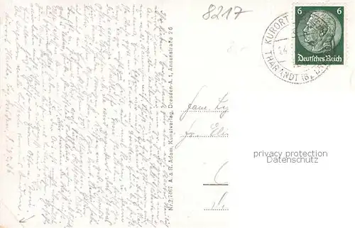 AK / Ansichtskarte  Hartha_Tharandt Teilansicht am Tharandter Wald Hartha Tharandt