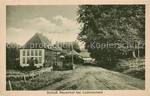 AK / Ansichtskarte  Luedenscheid Schloss Neuenhof Luedenscheid