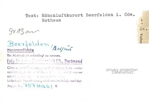 AK / Ansichtskarte 73850264 Beerfelden_Odenwald Rathaus Beerfelden Odenwald