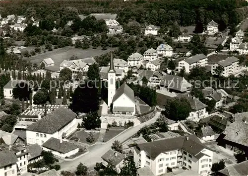 AK / Ansichtskarte  Langenthal_BE Fliegeraufnahme Langenthal BE