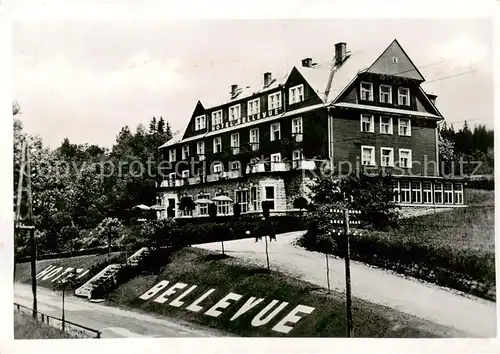 AK / Ansichtskarte  Harrachsdorf_Harrachov_CZ Hotel Bellevue 