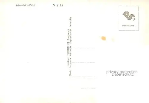 AK / Ansichtskarte  Mont-la-Ville_VD Ortsansicht 