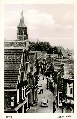 AK / Ansichtskarte 73850397 Lennep_Remscheid Berliner Strasse Blick zur Kirche 