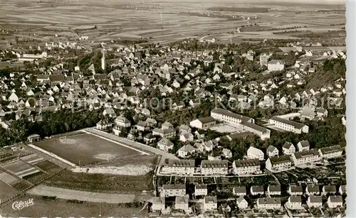 AK / Ansichtskarte  Ehingen_Donau Fliegeraufnahme Ehingen Donau