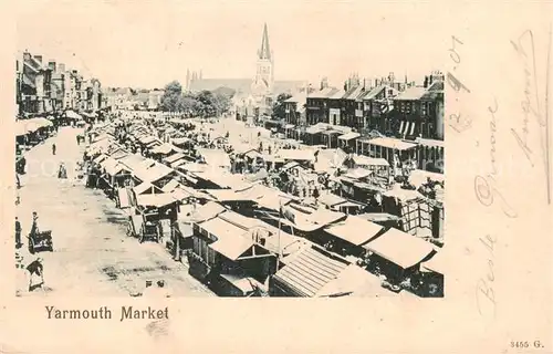 AK / Ansichtskarte  Yarmouth__UK Market 