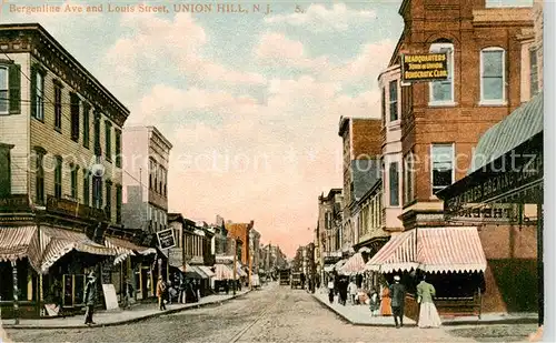 AK / Ansichtskarte  Union_Hill_New_Jersey_USA Bergenline Ave and Louis Street