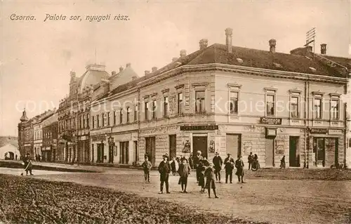 AK / Ansichtskarte  Csorna_Gyoer_HU Palota sor nyugoti resz 