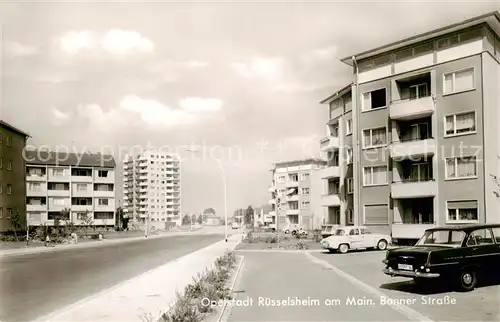 AK / Ansichtskarte  Ruesselsheim_Main Bonner Strasse Ruesselsheim Main