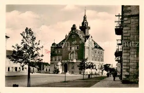 AK / Ansichtskarte  Hodonin_Goeding_CZ Ortspartie Feldpost 