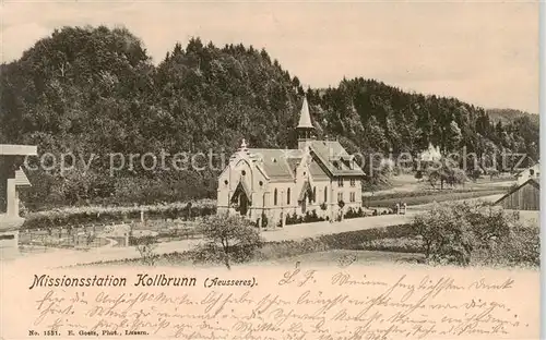 AK / Ansichtskarte  Kollbrunn_ZH Missionsstation 