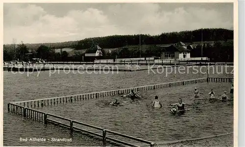 AK / Ansichtskarte  Bad_Altheide_Polanica-Zdrój_PL Strandbad 