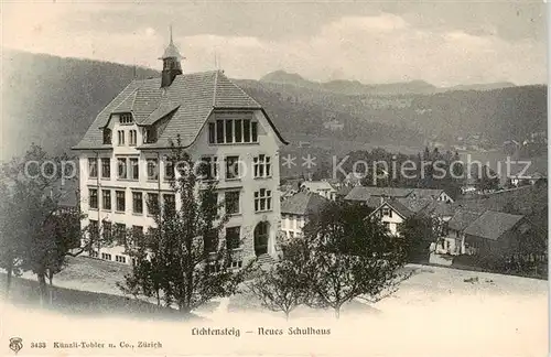 AK / Ansichtskarte  Lichtensteig_SG Neues Schulhaus 
