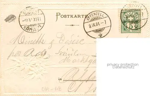 AK / Ansichtskarte  Appenzell_IR Ortsansicht mit Kirche Appenzell IR