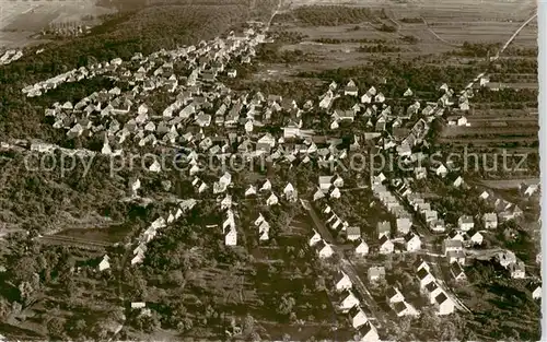 AK / Ansichtskarte  Berkheim_Biberach Fliegeraufnahme Berkheim Biberach