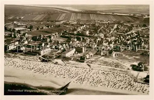 AK / Ansichtskarte  Wangerooge_Wangeroog_Nordseebad Fliegeraufnahme 