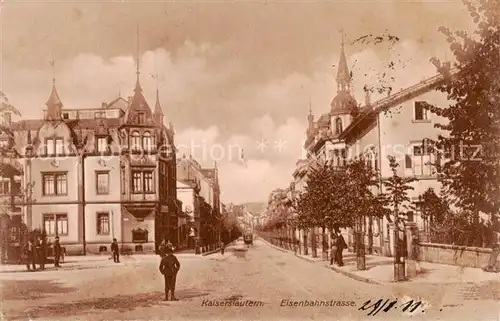 AK / Ansichtskarte  Kaiserslautern Eisenbahnstrasse Kaiserslautern