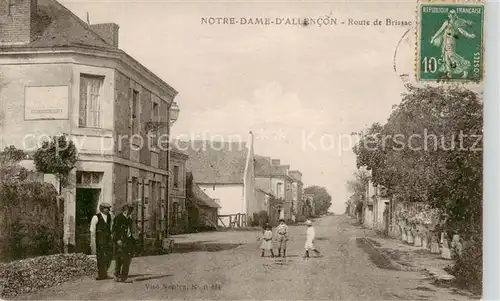 AK / Ansichtskarte  Notre-Dame-d_Allencon_49_Maine-et-Loire Route de Brissac 