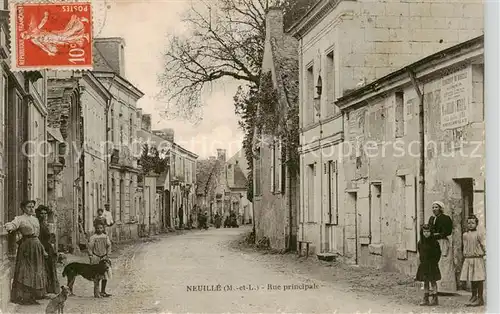 AK / Ansichtskarte  Neuille_49_Maine-et-Loire Rue principale 
