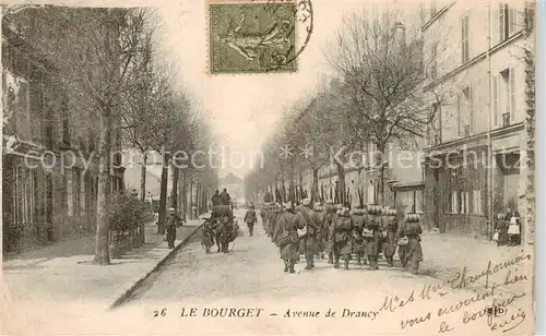 AK / Ansichtskarte  Le_Bourget_93_Seine-Saint-Denis Avenue de Drancy Militaire 