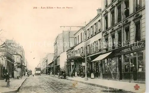 AK / Ansichtskarte  Les_Lilas_93_Seine-Saint-Denis Rue de Paris 