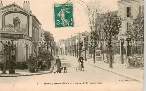 AK / Ansichtskarte  Rosny-sous-Bois_93_Seine-Saint-Denis Avenue de la République 