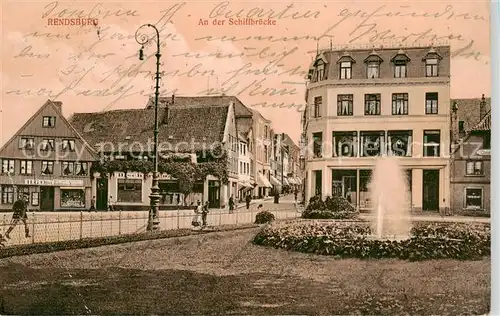 AK / Ansichtskarte  Rendsburg An der Schiffbruecke Rendsburg