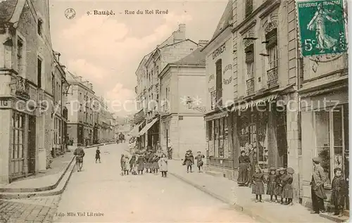 AK / Ansichtskarte  Bauge_49_Maine-et-Loire Rue du Roi Rene 