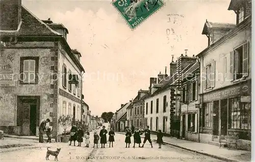 AK / Ansichtskarte  Montigny_77-Lencoup_Seine-et-Marne Route de Donnemarie en Mentois 
