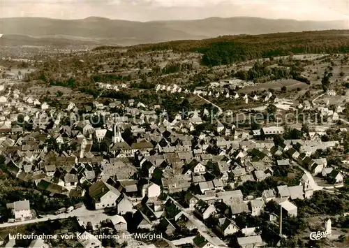 AK / Ansichtskarte  Kuppenheim Fliegeraufnahme Kuppenheim