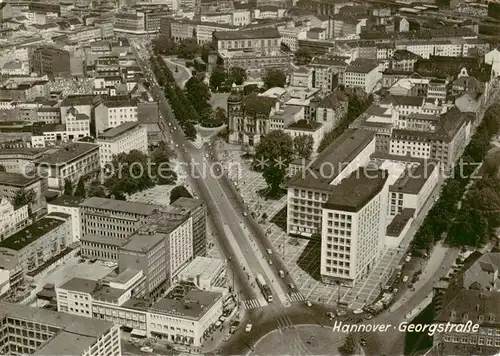 AK / Ansichtskarte  Hannover Georgstrasse Fliegeraufnahme Hannover