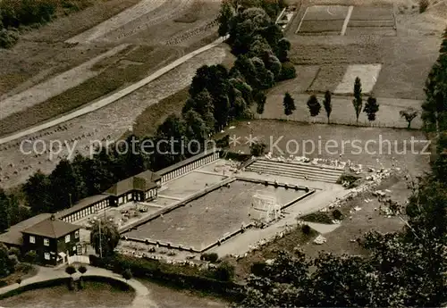 AK / Ansichtskarte  Leutenberg_Thueringen Freibad Fliegeraufnahme Leutenberg Thueringen