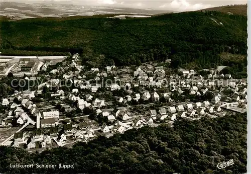 AK / Ansichtskarte  Schieder-Schwalenberg Fliegeraufnahme Schieder-Schwalenberg