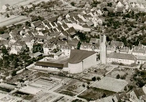 AK / Ansichtskarte 73850738 Kleinheubach Kath Pfarrkirche zur hl Dreifaltigkeit Fliegeraufnahme Kleinheubach