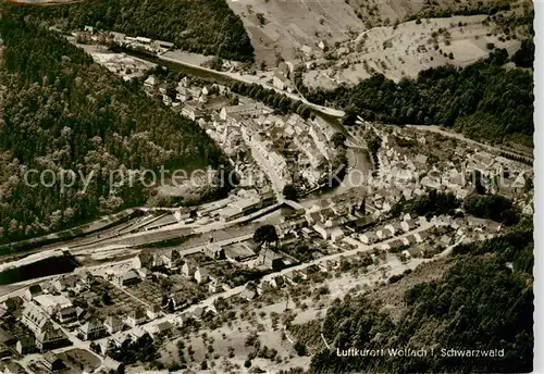 AK / Ansichtskarte  Wolfach Fliegeraufnahme Wolfach