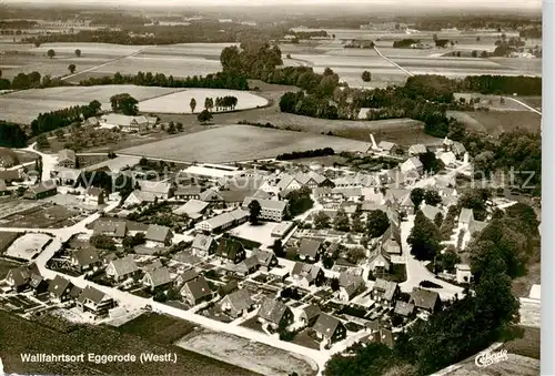 AK / Ansichtskarte  Eggerode_Schoeppingen Wallfahrtsort Fliegeraufnahme 