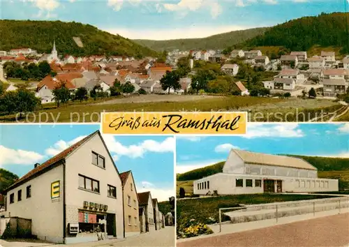 AK / Ansichtskarte  Ramsthal Panorama Gemischtwaren Valentin Staeblein Ramsthal