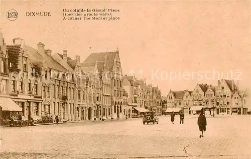 AK / Ansichtskarte  Dixmude_Diksmuide_Belgie Un coin de la Grand Place 