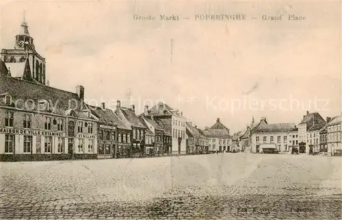 AK / Ansichtskarte  Poperinghe_Poperinge_Belgie Grand Place 