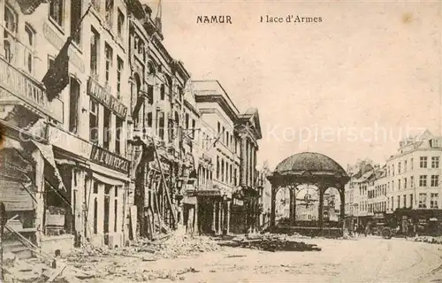 AK / Ansichtskarte  Namur_sur_Meuse_Belgie Place dArmes Feldpost 